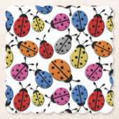 Untersetzer - Karton - Glitzer-Bugs (Vorderseite)