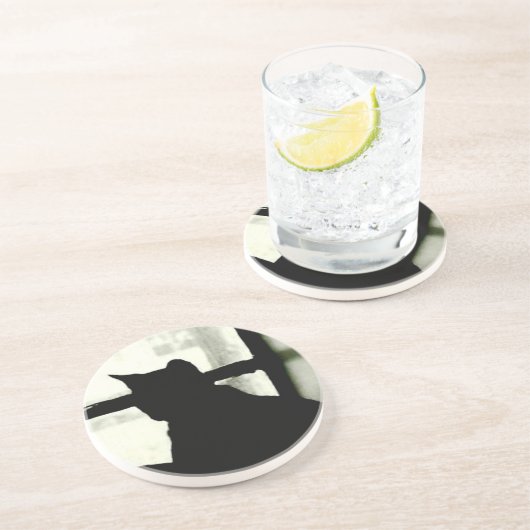 Untersetzer "Katze in Fenster" (Seite)