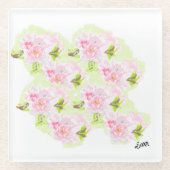 Untersetzer: Kirschblüten Glasuntersetzer (Vorderseite)