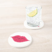 Untersetzer Kissbare Lippen: (Seite)
