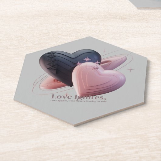 Untersetzer kosmischer Liebe (angewinkelt)