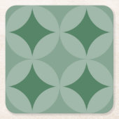 Untersetzer - Kreise und Diamanten (Vorderseite)