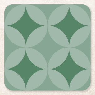 Untersetzer - Kreise und Diamanten