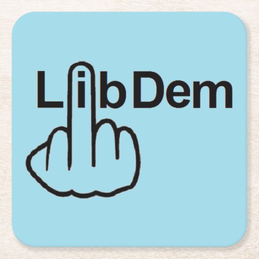 Untersetzer Lib Dem Dreh (Vorderseite)