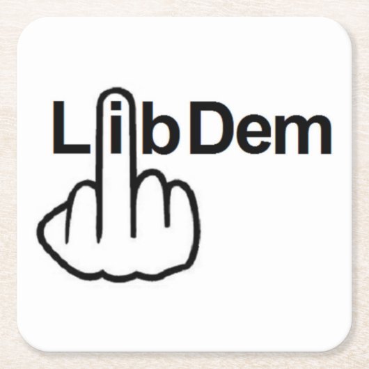 Untersetzer Lib Dem Dreh (Vorderseite)