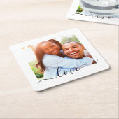 Untersetzer Liebe Foto (angewinkelt)