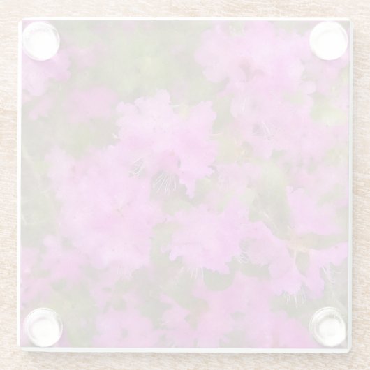 Untersetzer Lila Rhododendren (Rückseite)