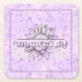 Untersetzer Lilac Sunflower am Muttertag (Vorderseite)