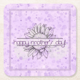 Untersetzer Lilac Sunflower am Muttertag