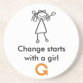 Untersetzer - Mädchen (Vorne)