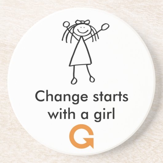 Untersetzer - Mädchen (Vorne)