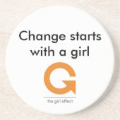 Untersetzer - Mädchen-Effekt (Vorne)