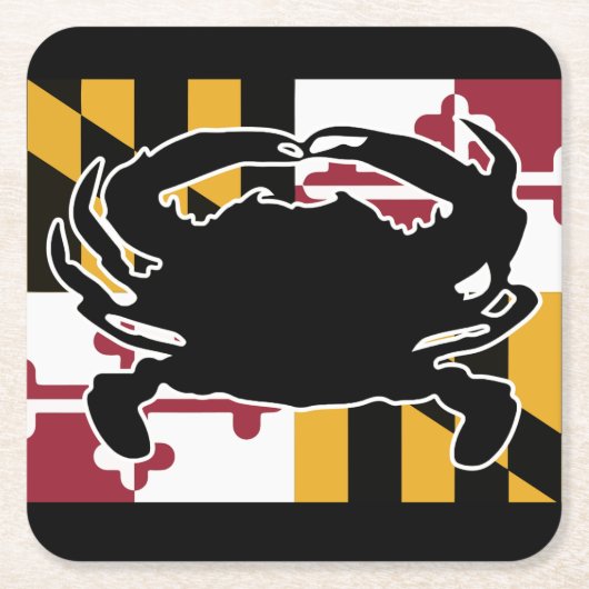 Untersetzer Maryland Flag/Crab (Vorderseite)