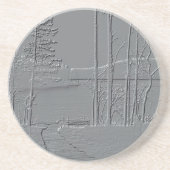 Untersetzer "Metallische Natur" (Vorne)