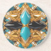 Untersetzer mit Bahamas-Farbdesign (Vorne)