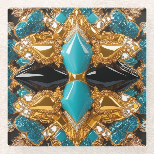 Untersetzer mit Bahamas-Farben (Vorderseite)