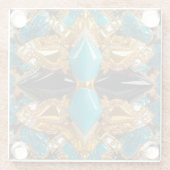 Untersetzer mit Bahamas-Farben (Rückseite)