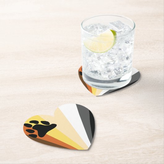 Untersetzer mit Bärenspitzpapier (Vor Ort)