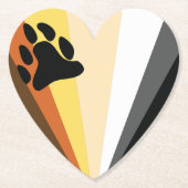 Untersetzer mit Bärenspitzpapier (Vorderseite)