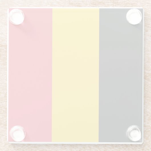 Untersetzer mit belgischer Flagge (Rückseite)