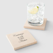 Untersetzer mit benutzerdefiniertem Bildstand (Seitenansicht)