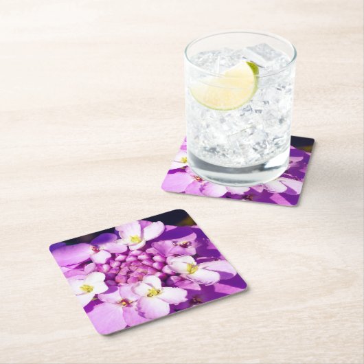 Untersetzer mit benutzerdefiniertem Quadrat Lila B (Vor Ort)