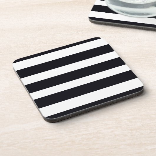 UNTERSETZER mit BLACK und WHITE STRIPES (Linke Seite)
