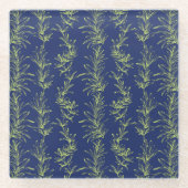 Untersetzer mit blassgrünen Rosemary Branches (Vorderseite)