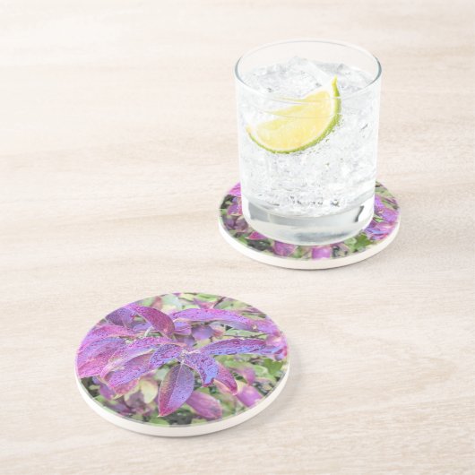 Untersetzer mit Blätter (Seite)