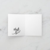 Untersetzer mit blauem Blumenmuster - Stilvolle Sc Einladung (Innenseite)