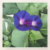 Untersetzer mit Blumenbild (Vorderseite)