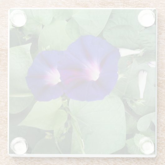 Untersetzer mit Blumenbild (Rückseite)