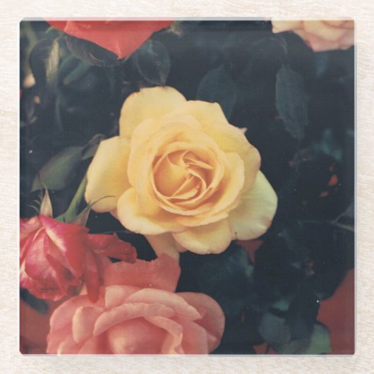 Untersetzer mit Blumenmuster (Vorderseite)