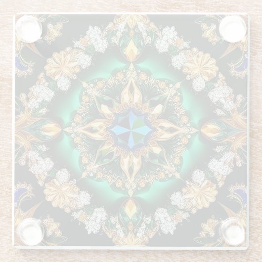 Untersetzer mit brasilianischen Farben (Rückseite)