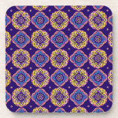 Untersetzer mit bunten Boho-Chic-Mustern - Set von (Vorderseite)