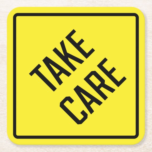 Untersetzer mit dem vorsichtigen Papier (Vorderseite)