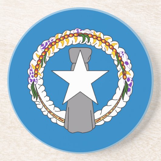 Untersetzer mit der Fahne der nördlichen Mariana (Vorne)