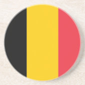 Untersetzer mit der Flagge Belgiens (Vorne)