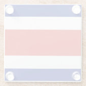 Untersetzer mit der Flagge Costa Ricas (Rückseite)