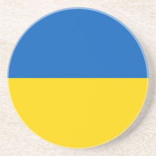 Untersetzer mit der Flagge der Ukraine