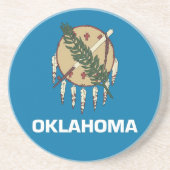 Untersetzer mit der Flagge des Oklahoma, USA (Vorne)