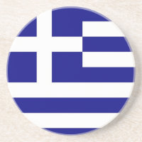 Untersetzer mit der Flagge Griechenlands