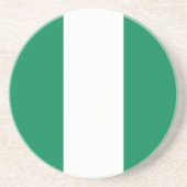 Untersetzer mit der Flagge Nigerias (Vorne)