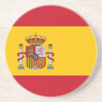 Untersetzer mit der Flagge Spaniens