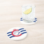 Untersetzer mit der Flagge von Cincinnati, Ohio, U (Seite)