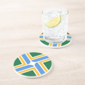 Untersetzer mit der Flagge von Portland, Oregon, U (Seite)