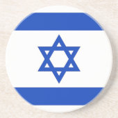 Untersetzer mit der israelischen Flagge (Vorne)