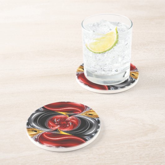 Untersetzer mit deutschem Farbdesign (Seite)