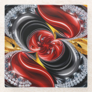 Untersetzer mit deutschen Farben