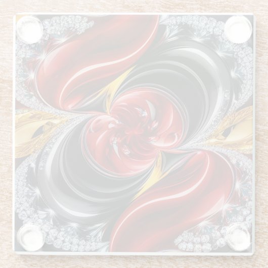 Untersetzer mit deutschen Farben (Rückseite)